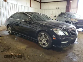 2010 Mercedes-Benz E 63 AMG with VIN WDDHF7HB3AA154977, listed as a Copart auction lot 65630454 with 118,969 mi miles and Salvage title. Bid and sale history available at DreamBid. Image 4.