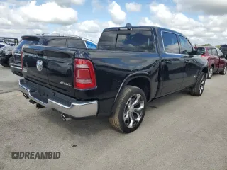 2023 Ram 1500 Longhorn with VIN 1C6SRFKT6PN505392, listed as a Copart auction lot 75026734 with 14,774 mi miles and Salvage title. Bid and sale history available at DreamBid. Image 3.