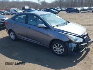 2014 Hyundai Accent GLS with VIN KMHCT4AE0EU729620, listed as a IAAI auction lot 41801508 with 177,578 mi miles. Bid and sale history available at carsss.com. Image 1.