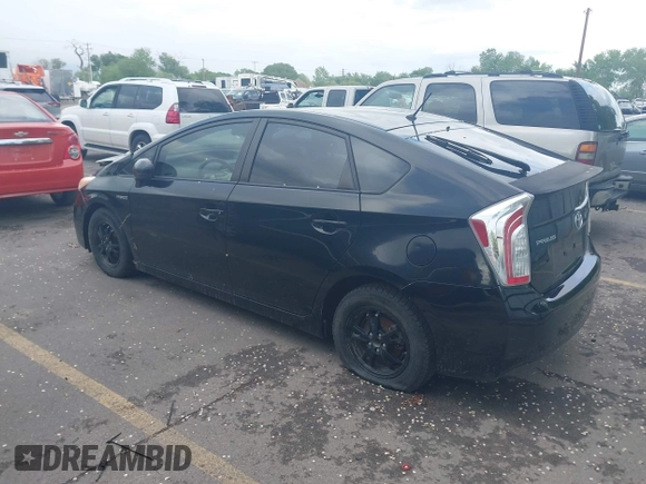 2013 Toyota Prius One with VIN JTDKN3DU4D5586557, listed as a IAAI auction lot 42191791 with Not Provided miles and . Bid and sale history available at carsss.com. Image 3.