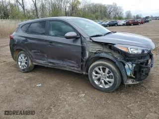 2021 Hyundai Tucson SE with VIN KM8J23A49MU362792, listed as a Copart auction lot 52365884 with 37,624 mi miles and Salvage Title. Bid and sale history available at carsss.com. Image 4.