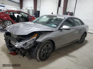 2023 Hyundai Elantra Preferred with VIN KMHLM4AG7PU392137, listed as a Copart auction lot 49570425 with 13,766 mi miles and Salvage Title. Bid and sale history available at carsss.com. Image 1.