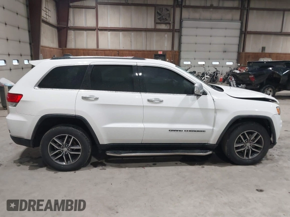 2018 Jeep Grand Cherokee Limited with VIN 1C4RJFBGXJC475110, listed as a IAAI auction lot 41858278 with 117,811 mi miles and . Bid and sale history available at DreamBid. Image 13.