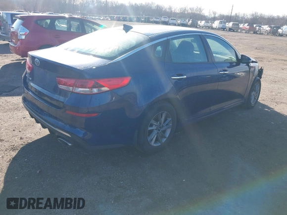 2020 Kia Optima LX with VIN 5XXGT4L36LG398322, listed as a IAAI auction lot 41744201 with 52,926 mi miles. Bid and sale history available at carsss.com. Image 4.
