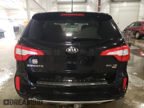 2014 Kia Sorento SX with VIN 5XYKWDA76EG488981, listed as a Copart auction lot 51322915 with 195,509 mi miles and Salvage Title. Bid and sale history available at carsss.com. Image 6.
