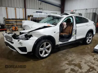 2015 BMW X4 xDrive28i with VIN 5UXXW3C53F0M87630, listed as a Copart auction lot 50354195 with 0 mi miles and Salvage Title. Bid and sale history available at carsss.com. Image 1.