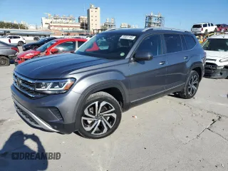 2022 Volkswagen Atlas SEL with VIN 1V2BR2CA4NC506739, listed as a Copart auction lot 85891164 with 29,746 mi miles and Salvage title. Bid and sale history available at DreamBid. Image 1.