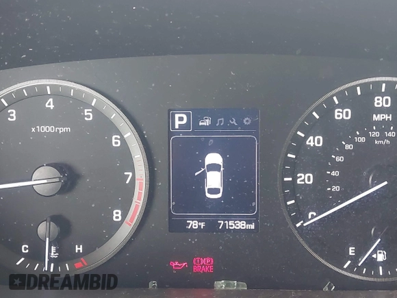 2016 Hyundai Sonata Sport with VIN 5NPE34AF1GH410486, listed as a IAAI auction lot 41808094 with 71,538 mi miles and . Bid and sale history available at DreamBid. Image 15.