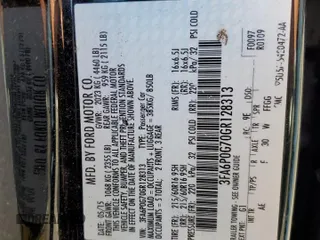 2016 Ford Fusion S z VIN 3FA6P0G70GR128313, wystawiony jako Copart lot #60038045 z przebiegiem 90 710 mil mil oraz Szkoda całkowita • Salvage title. Historia ofert i sprzedaży dostępna na DreamBid. Obrazek 12.