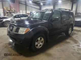 2007 Nissan Pathfinder S with VIN 5N1AR18U67C618435, listed as a Copart auction lot 67270824 with 169,498 mi miles and Salvage Title. Bid and sale history available at carsss.com. Image 1.