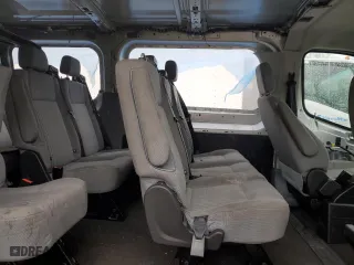 2016 Ford Transit Wagon XL with VIN 1FBZX2ZG8GKB05385, listed as a Copart auction lot 44406105 with 0 mi miles and Salvage Title. Bid and sale history available at carsss.com. Image 11.