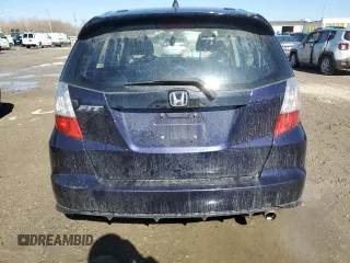 2009 Honda Fit Sport with VIN JHMGE884X9S075004, listed as a Copart auction lot 46498525 with 195,474 mi miles and Salvage Title. Bid and sale history available at carsss.com. Image 6.