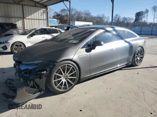 2023 Mercedes-Benz EQS with VIN W1KCG4EB2PA036826, listed as a Copart auction lot 86066084 with 0 mi miles and Salvage Title. Bid and sale history available at carsss.com. Image 1.