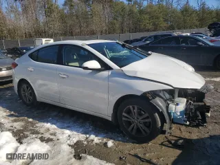 2018 Hyundai Elantra Value Edition with VIN 5NPD84LF4JH270239, listed as a Copart auction lot 87591695 with 103,846 mi miles and Salvage Title. Bid and sale history available at carsss.com. Image 4.