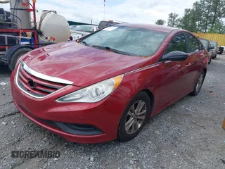 2014 Hyundai Sonata GLS with VIN 5NPEB4AC3EH831938, listed as a IAAI auction lot 42105417 with 176,769 mi miles and . Bid and sale history available at carsss.com. Image 2.