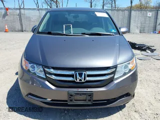 2014 Honda Odyssey EX z VIN 5FNRL5H41EB075642, wystawiony jako IAAI lot #42059718 z przebiegiem 120 817 mil mil oraz . Historia ofert i sprzedaży dostępna na DreamBid. Obrazek 11.