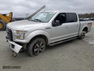 2016 Ford F-150 XLT with VIN 1FTEW1EF8GFC04821, listed as a Copart auction lot 81315634 with 84,695 mi miles and Salvage Title. Bid and sale history available at carsss.com. Image 1.