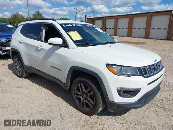2017 Jeep Compass Latitude with VIN 3C4NJDBB3HT688695, listed as a IAAI auction lot 42197797 with 110,343 mi miles and . Bid and sale history available at DreamBid. Image 1.