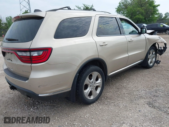 2015 Dodge Durango Limited with VIN 1C4RDJDGXFC709728, listed as a IAAI auction lot 42471591 with 159,115 mi miles and . Bid and sale history available at DreamBid. Image 4.