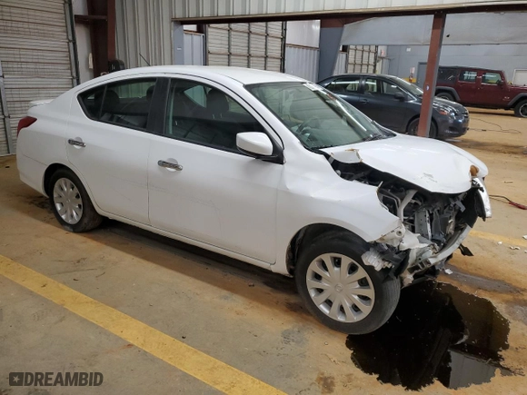 2019 Nissan Versa Sedan SV with VIN 3N1CN7AP1KL855334, listed as a Copart auction lot 43180095 with 138,950 mi miles and Salvage Title. Bid and sale history available at carsss.com. Image 4.