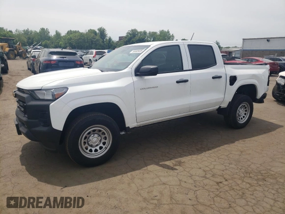 2024 Chevrolet Colorado 2WD Work Truck with VIN 1GCGSBEC9R1268446, listed as a Copart auction lot 56585935 with 7,999 mi miles and Salvage title. Bid and sale history available at DreamBid. Image 1.