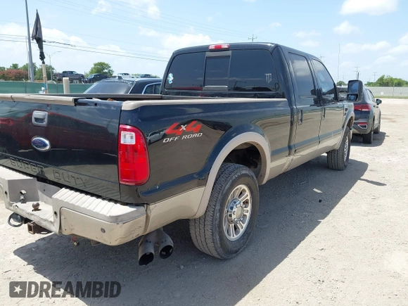 2008 Ford F-250 XL with VIN 1FTSW21R38ED47238, listed as a IAAI auction lot 42709865 with 119,075 mi miles and . Bid and sale history available at DreamBid. Image 4.