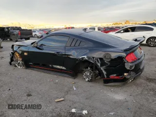 2021 Ford Mustang Mach 1 with VIN 1FA6P8R0XM5555396, listed as a Copart auction lot 41453795 with 10,286 mi miles and Salvage Title. Bid and sale history available at carsss.com. Image 2.