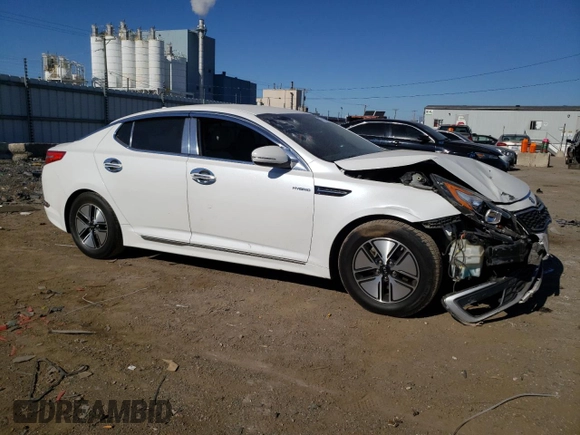 2013 Kia Optima Hybrid LX with VIN KNAGM4AD0D5060071, listed as a Copart auction lot 77157764 with 208,437 mi miles and Salvage Title. Bid and sale history available at carsss.com. Image 4.