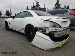 2016 Mercedes-Benz SL-Class SL 63 AMG with VIN WDDJK7EA6GF038595, listed as a Copart auction lot 53274754 with 29,914 mi miles and Salvage Title. Bid and sale history available at carsss.com. Image 2.