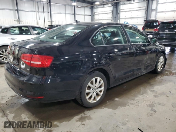 2015 Volkswagen Jetta SE with VIN 3VWD17AJ8FM313749, listed as a Copart auction lot 59810735 with 137,911 mi miles and Salvage title. Bid and sale history available at DreamBid. Image 3.