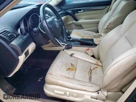 2012 Acura TL Tech Auto with VIN 19UUA8F50CA035489, listed as a Copart auction lot 55092395 with 0 mi miles and Clean Title. Bid and sale history available at carsss.com. Image 10.