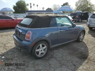 2009 MINI Convertible с VIN WMWMR33589TU96481, выставлен на аукционе Copart как лот 45398985 с пробегом 144 792 миль миль и Чистый • Clean title. История ставок и продаж доступна на DreamBid. Изображение 3.