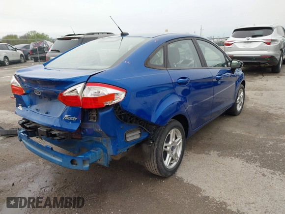 2019 Ford Fiesta SE with VIN 3FADP4BJ5KM116889, listed as a IAAI auction lot 41962192 with 15,682 mi miles. Bid and sale history available at carsss.com. Image 4.