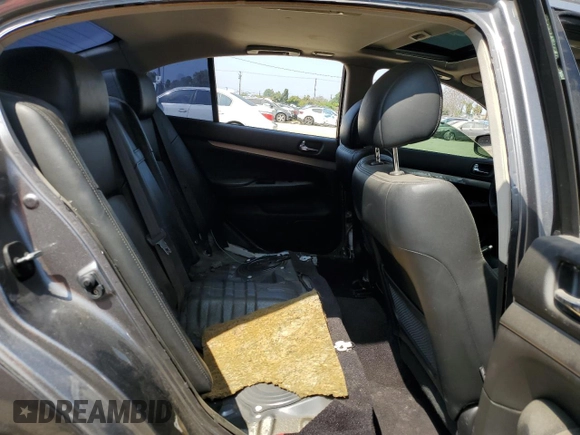 2011 Infiniti G37 Sedan Journey with VIN JN1CV6AP0BM507928, listed as a Copart auction lot 50800205 with Not Provided miles and Salvage Title. Bid and sale history available at carsss.com. Image 10.