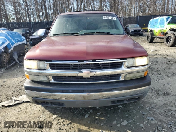 2002 Chevrolet Suburban LS with VIN 1GNEC16Z42J319902, listed as a Copart auction lot 47227475 with 217,216 mi miles and Salvage title. Bid and sale history available at DreamBid. Image 5.
