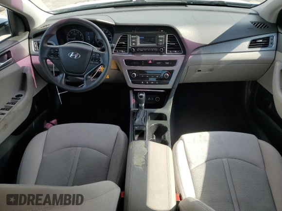 2015 Hyundai Sonata SE with VIN 5NPE24AF1FH104678, listed as a Copart auction lot 55205445 with 137,522 mi miles and Salvage Title. Bid and sale history available at DreamBid. Image 8.