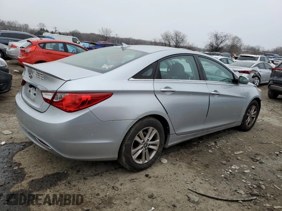 2012 Hyundai Sonata GLS with VIN 5NPEB4AC5CH491513, listed as a Copart auction lot 44609495 with 113,976 mi miles and Salvage Title. Bid and sale history available at carsss.com. Image 3.