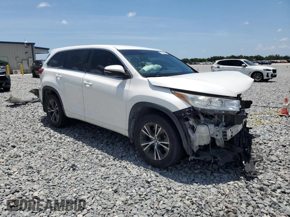 2017 Toyota Highlander LE with VIN 5TDZZRFH6HS220332, listed as a Copart auction lot 57822285 with 167,184 mi miles and Salvage title. Bid and sale history available at DreamBid. Image 4.