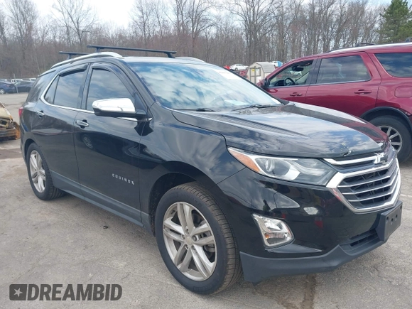 2018 Chevrolet Equinox Premier with VIN 2GNAXWEX6J6302935, listed as a IAAI auction lot 42065883 with 61,983 mi miles and . Bid and sale history available at carsss.com. Image 1.
