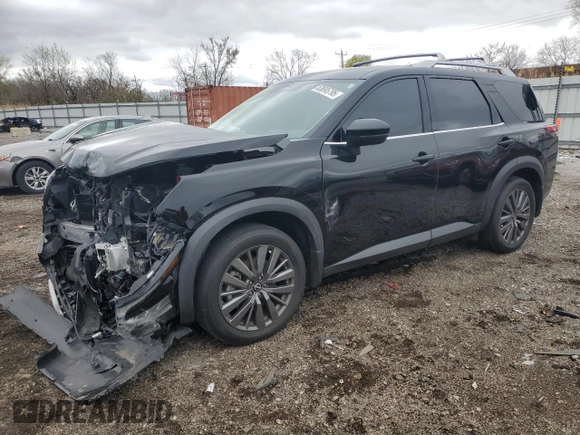 2022 Nissan Pathfinder SL z VIN 5N1DR3CB2NC236186, wystawiony jako Copart lot #53695795 z przebiegiem 23 203 mil mil oraz Szkoda całkowita • Salvage title. Historia ofert i sprzedaży dostępna na DreamBid. Obrazek 1.