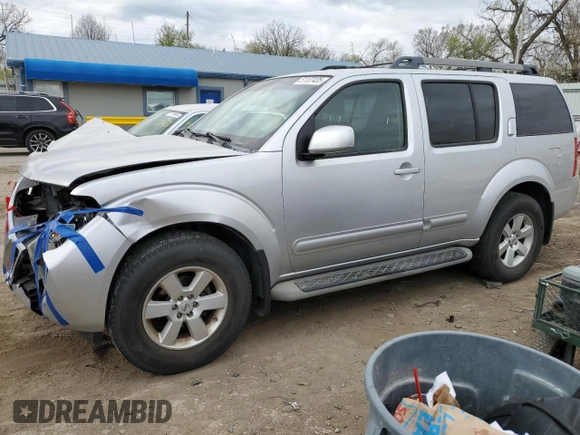 2010 Nissan Pathfinder SE with VIN 5N1AR1NB5AC623118, listed as a Copart auction lot 51107435 with 176,416 mi miles and Salvage title. Bid and sale history available at DreamBid. Image 1.