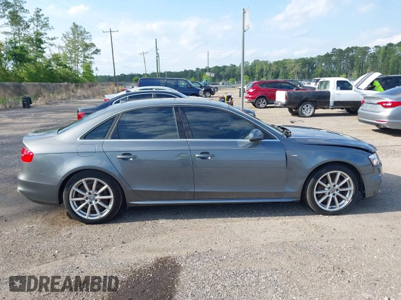 2014 Audi A4 Premium Plus with VIN WAUFFAFL8EN028877, listed as a IAAI auction lot 41736915 with 112,021 mi miles. Bid and sale history available at carsss.com. Image 13.