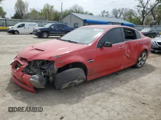 2008 Pontiac G8 GT z VIN 6G2EC57Y28L135018, wystawiony jako Copart lot #52630465 z przebiegiem 153 810 mil mil oraz Szkoda całkowita • Salvage title. Historia ofert i sprzedaży dostępna na DreamBid. Obrazek 1.