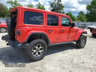 2021 Jeep Wrangler Unlimited Rubicon with VIN 1C4JJXFM3MW732694, listed as a Copart auction lot 54903565 with 70,532 mi miles and Salvage title. Bid and sale history available at DreamBid. Image 3.