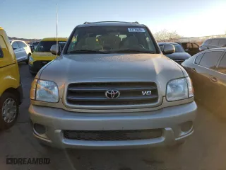 2001 Toyota Sequoia SR5 with VIN 5TDZT34AX1S048641, listed as a Copart auction lot 87735665 with 247,086 mi miles and Salvage Title. Bid and sale history available at carsss.com. Image 5.