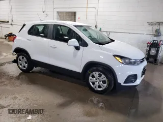 2017 Chevrolet Trax LS with VIN 3GNCJKSB8HL290207, listed as a Copart auction lot 52411715 with 87,662 mi miles and Salvage Title. Bid and sale history available at carsss.com. Image 4.