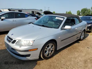 2006 Saab 9-3 with VIN YS3FD79Y166106228, listed as a Copart auction lot 64962244 with 109,099 mi miles and Salvage Title. Bid and sale history available at carsss.com. Image 1.