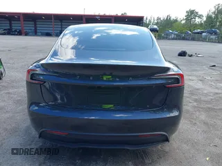 2025 Tesla Model 3 Long Range with VIN 5YJ3E1EA9SF897555, listed as a IAAI auction lot 41886716 with 6,757 mi miles and . Bid and sale history available at carsss.com. Image 17.