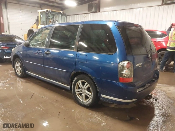 2004 Mazda MPV LX with VIN JM3LW28AX40521583, listed as a IAAI auction lot 41607479 with 178,952 mi miles. Bid and sale history available at carsss.com. Image 3.
