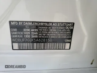 2005 Mercedes-Benz E 5.0L with VIN WDBUF70JX5A628150, listed as a Copart auction lot 46887025 with Not Provided miles and Salvage Title. Bid and sale history available at carsss.com. Image 15.